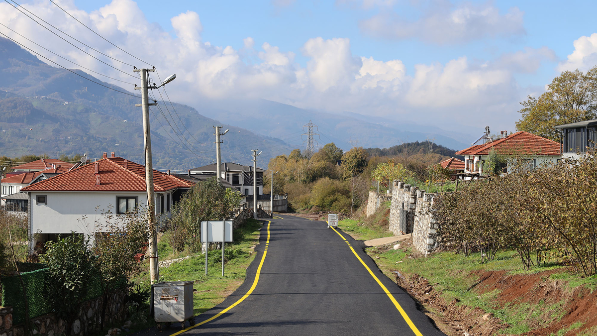 Beldibi asfalta kavuştu