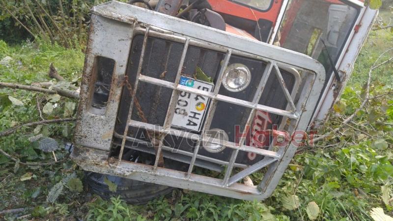 Beldibinde Traktör Kazası