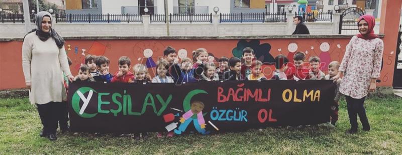  Benim Dünyam Kreş Evi Yeşilay Haftasını Kutladı