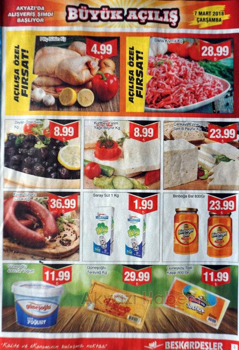 Beşkardeşler Yeni Marketi Açılıyor