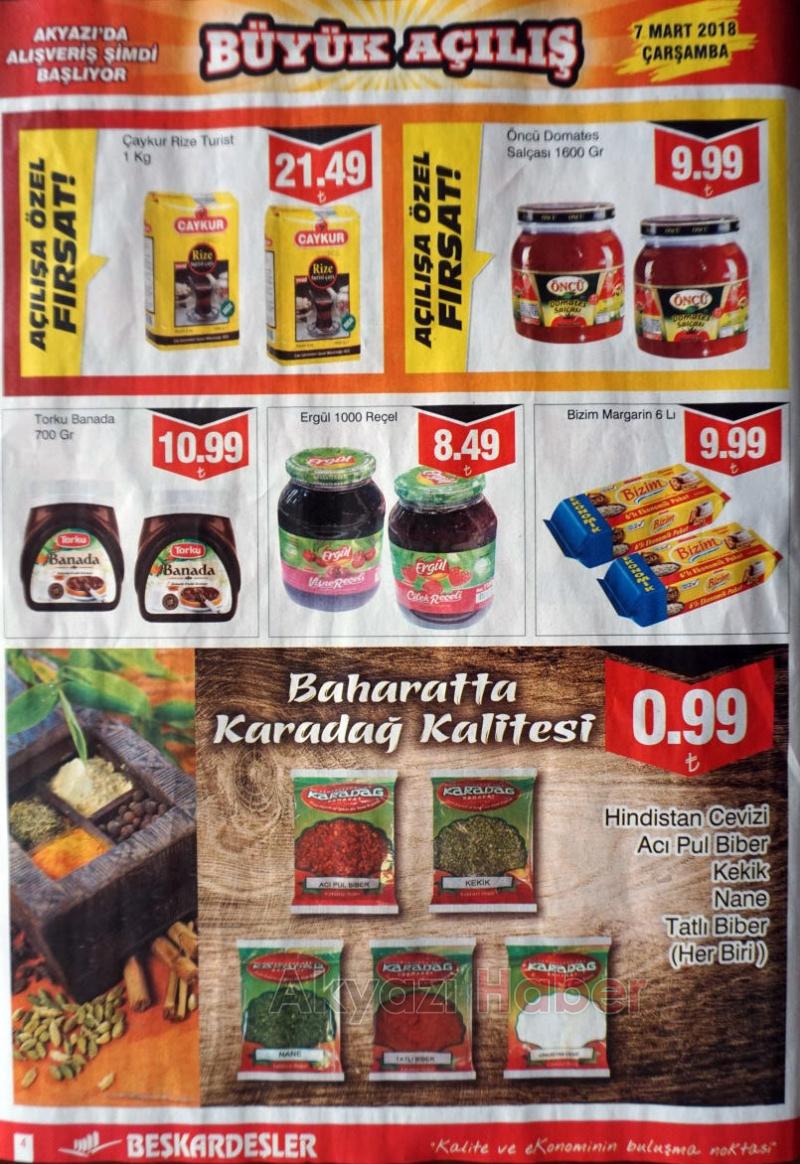 Beşkardeşler Yeni Marketi Açılıyor
