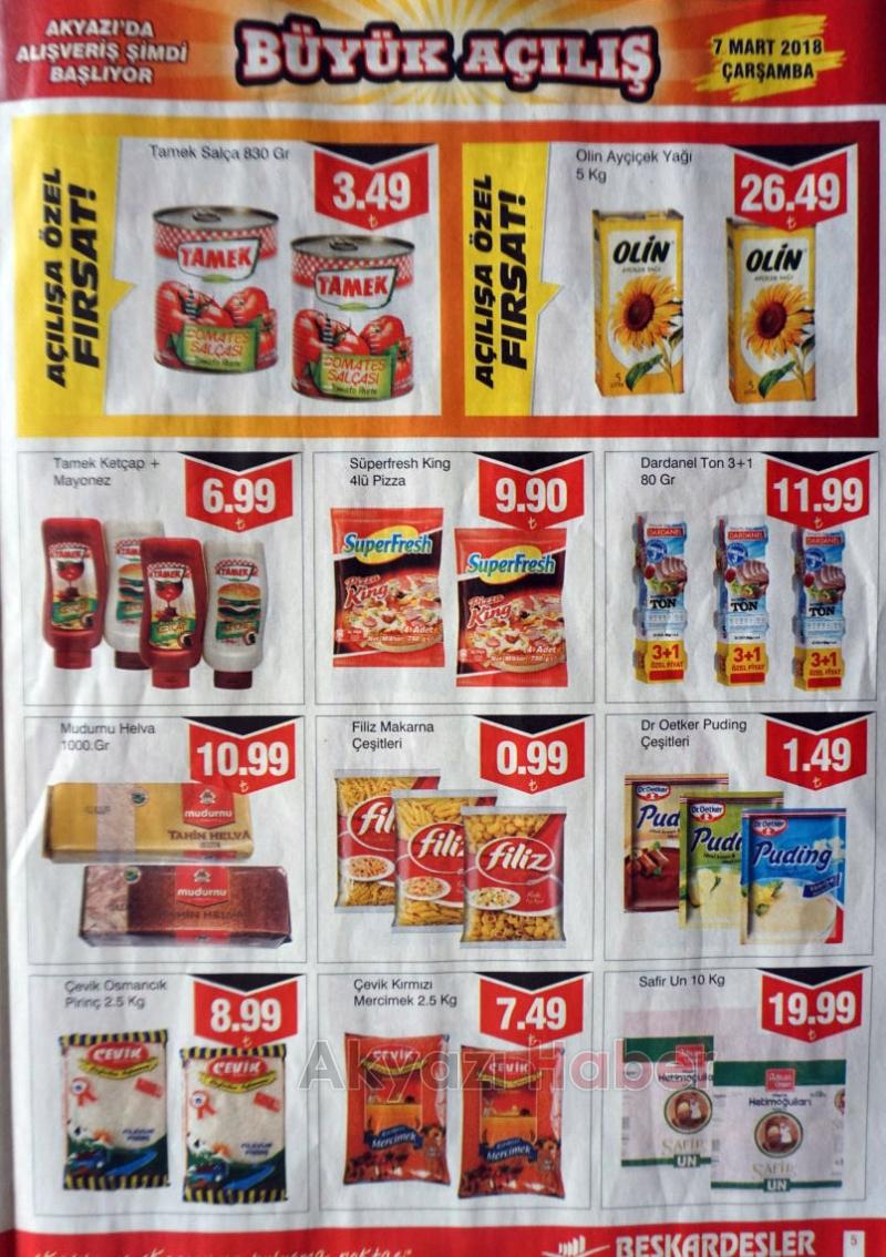 Beşkardeşler Yeni Marketi Açılıyor