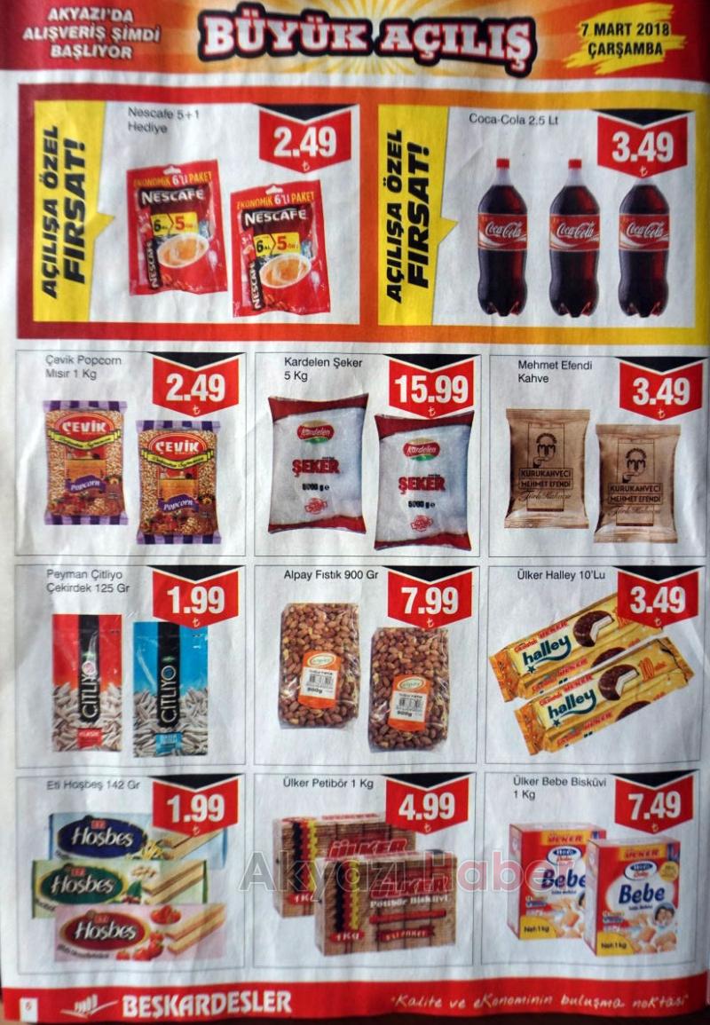 Beşkardeşler Yeni Marketi Açılıyor