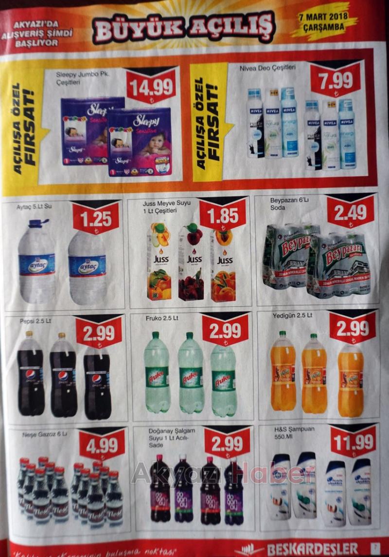 Beşkardeşler Yeni Marketi Açılıyor