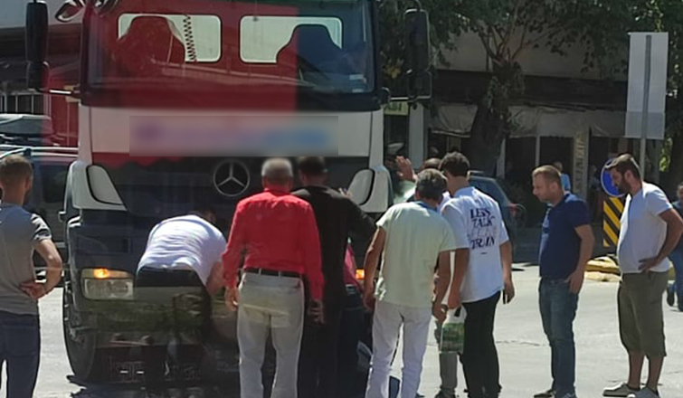 beton mikserinin altında eziliyordu