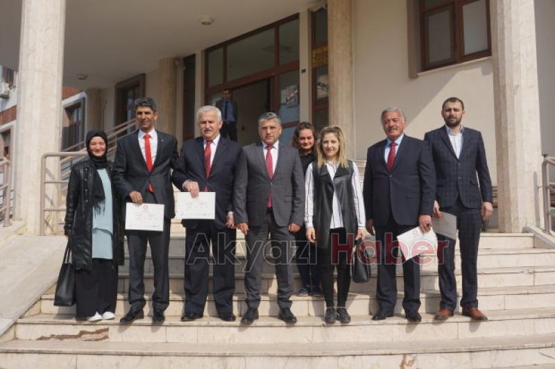 Bilal Soykan Mazbatasını aldı göreve başladı