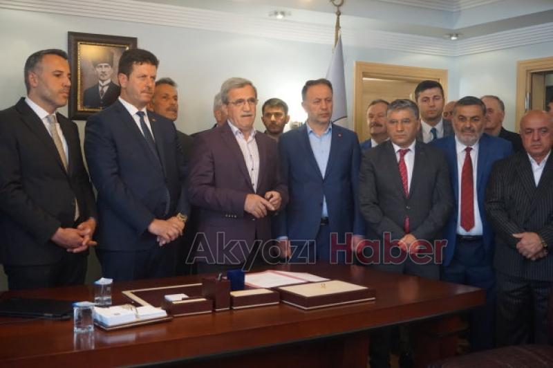 Bilal Soykan Mazbatasını aldı göreve başladı