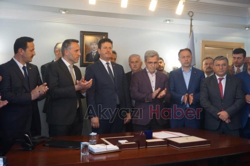 Bilal Soykan Mazbatasını aldı göreve başladı