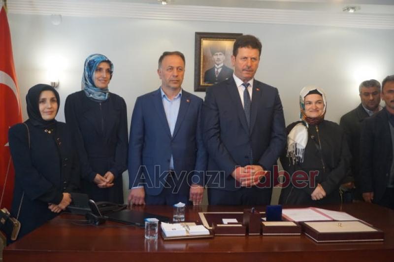 Bilal Soykan Mazbatasını aldı göreve başladı