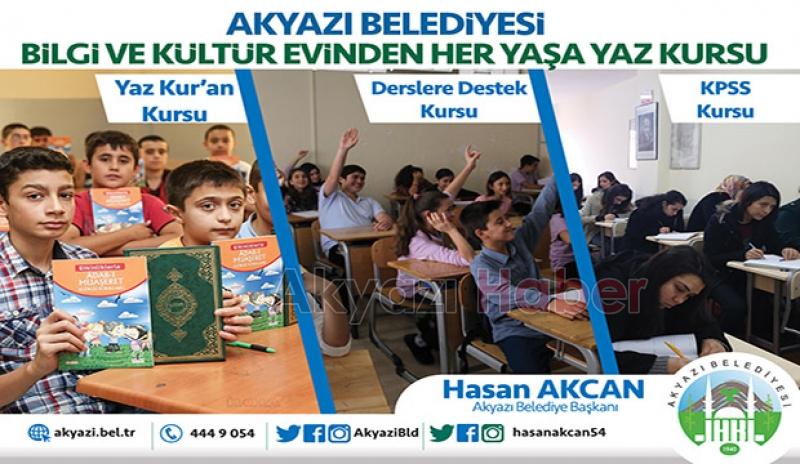 BİLGİ VE KÜLTÜR EVİ YAZ KURSLARI DERS KAYITLARI BAŞLADI