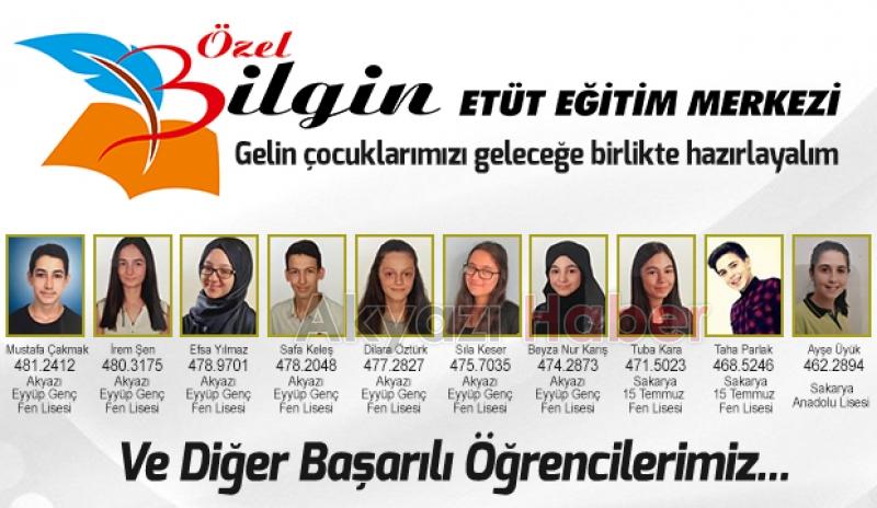Bilgin Etüt Eğitim Merkezi Olarak İlk Yılımızın Gurur Tablosu