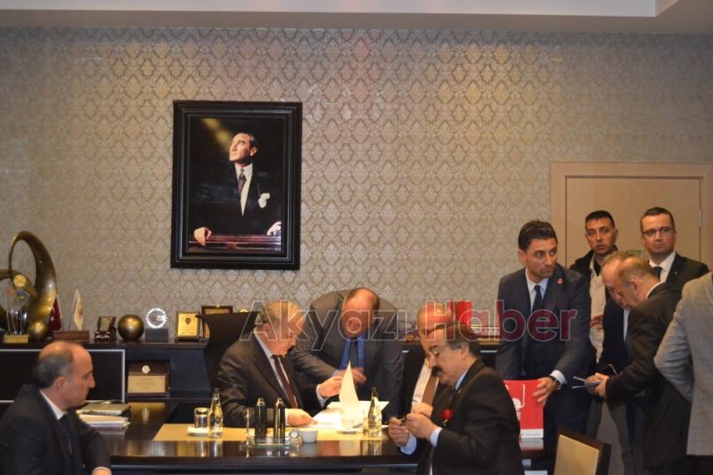 BİLİM SANAYİ VE TEKNOLOJİ BAKANI FARUK ÖZLÜ İLE İŞTİŞARE