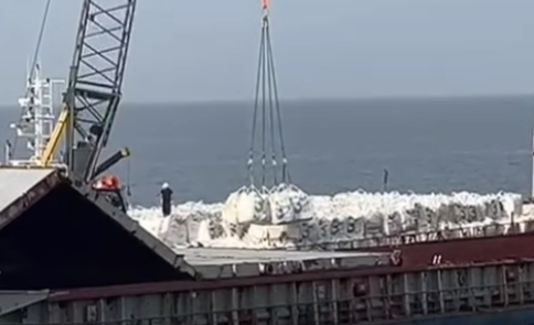 Binlerce ton alçı bulunan gemi ile ilgili yeni gelişme