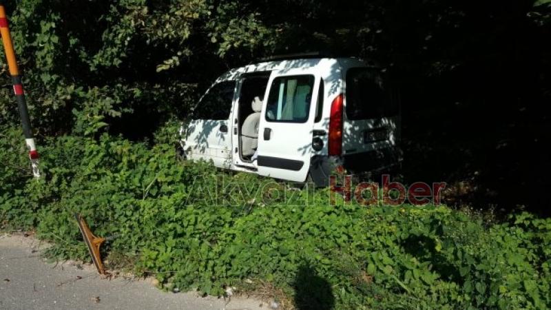 Bir kazada Şerefiyede Ağır yaralandı