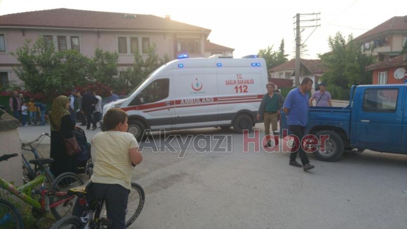 Bisiklet Süren 3 Çocuk Kamyonete Çarparak Durabildi