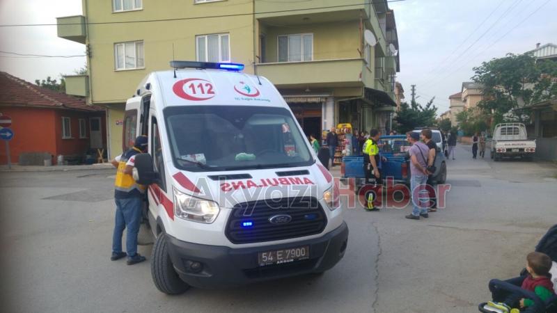 Bisiklet Süren 3 Çocuk Kamyonete Çarparak Durabildi