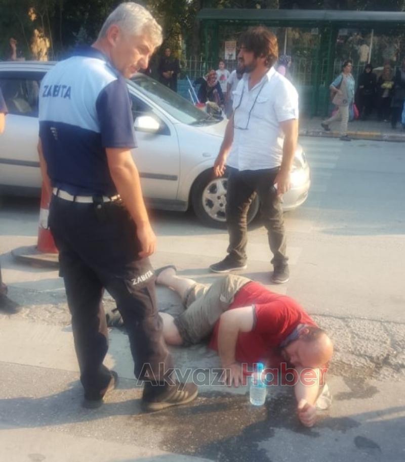 Bisikletle Çarpıp Kaçtı