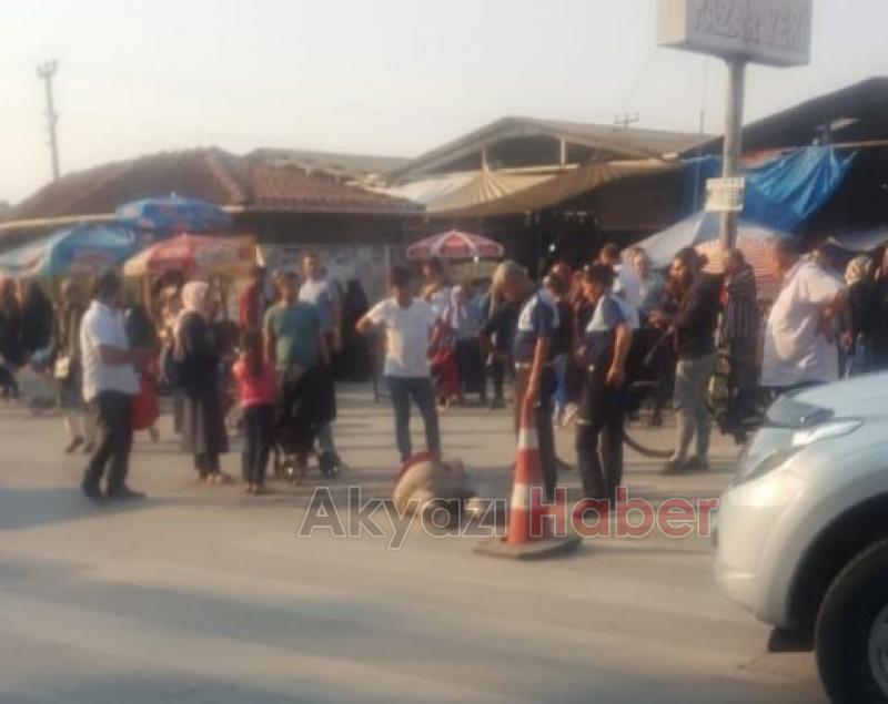 Bisikletle Çarpıp Kaçtı