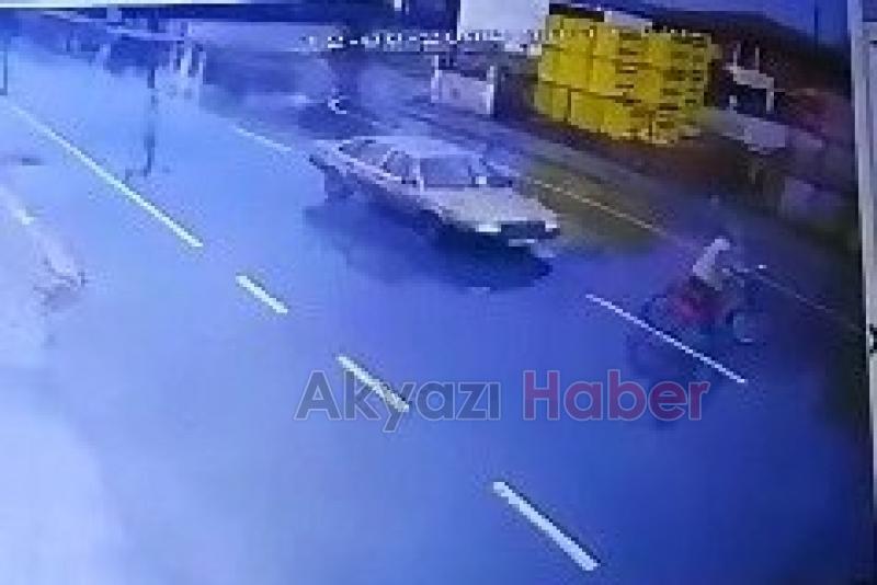 Bisikletli Sürücüye Otomobil Çarptı