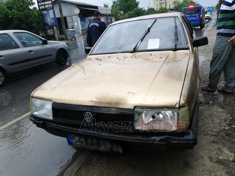 Bisikletli Sürücüye Otomobil Çarptı