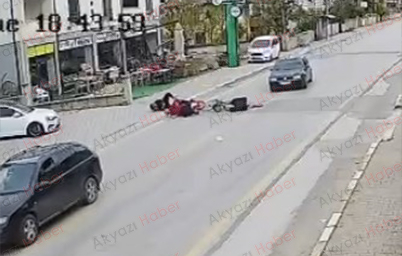 Bisikletliye Çarpan Motosikletli Firar Etti