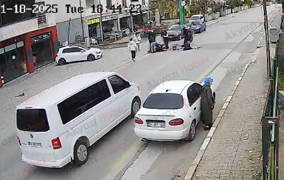 Bisikletliye Çarpan Motosikletli Firar Etti