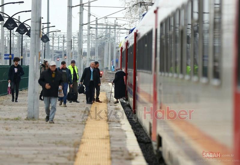 Boğaziçi Ekspresi ilk seferinde Sakarya'ya ulaştı