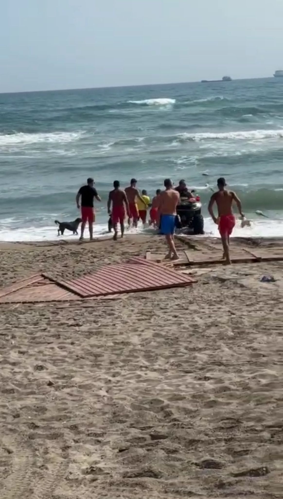 Boğuluyordu! Jet skiyle saniyeler içinde kurtarıldı