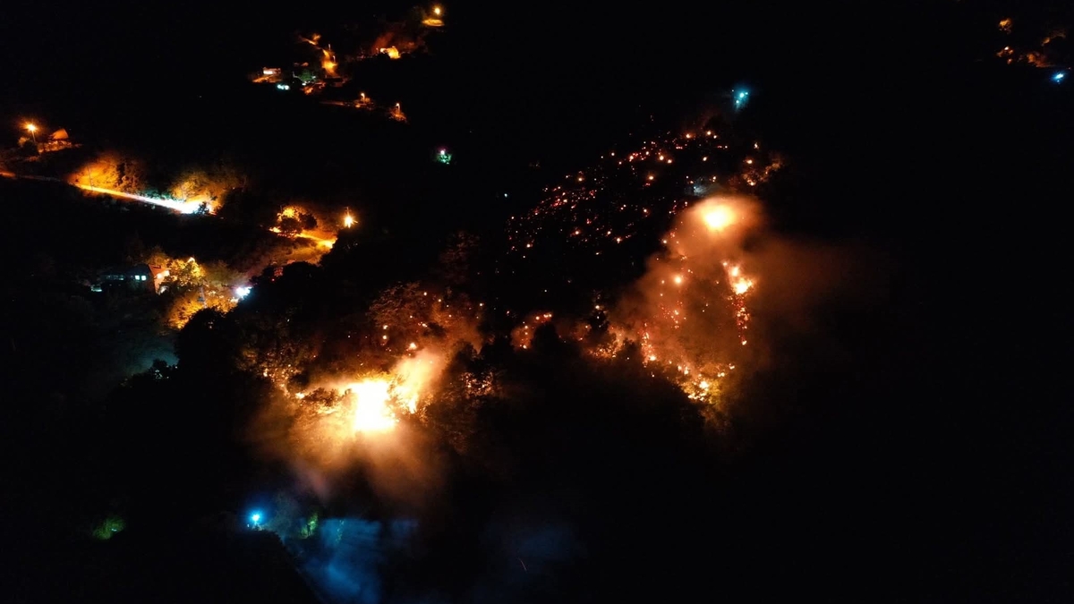 Boztepe yangını ile bağlantılı bir kişi tutuklandı