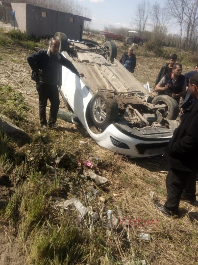 Bu kazayı burnu bile kanamadan atlattı