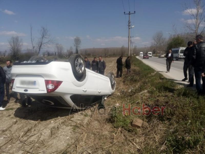 Bu kazayı burnu bile kanamadan atlattı