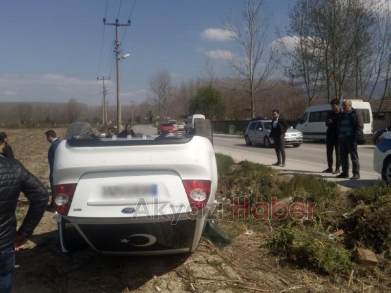 Bu kazayı burnu bile kanamadan atlattı