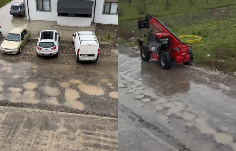 Bu şikayet çukur içindeki sokak için