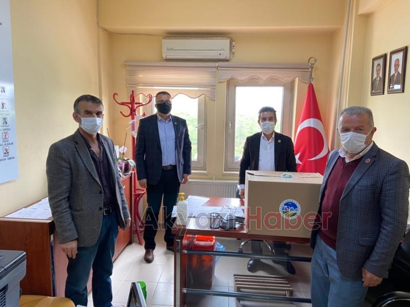 Büyükşehir ilçelere maske ulaştırıyor