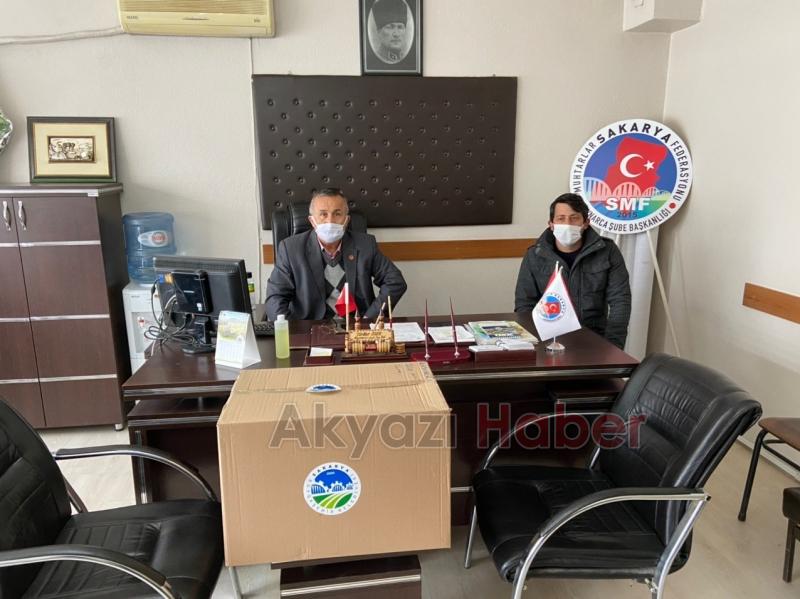 Büyükşehir ilçelere maske ulaştırıyor