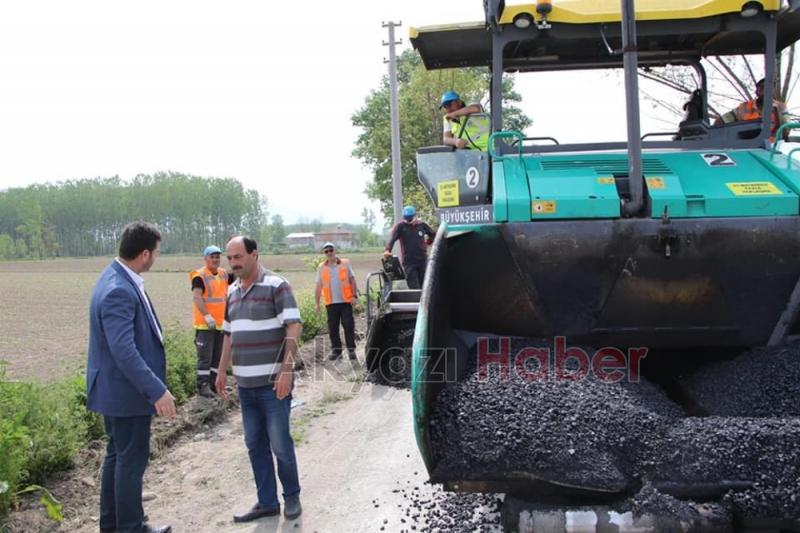 Büyükşehir Kabakulak Eskibedil ve Uzunçınara asfalt attı