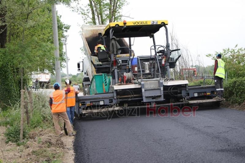 Büyükşehir Kabakulak Eskibedil ve Uzunçınara asfalt attı