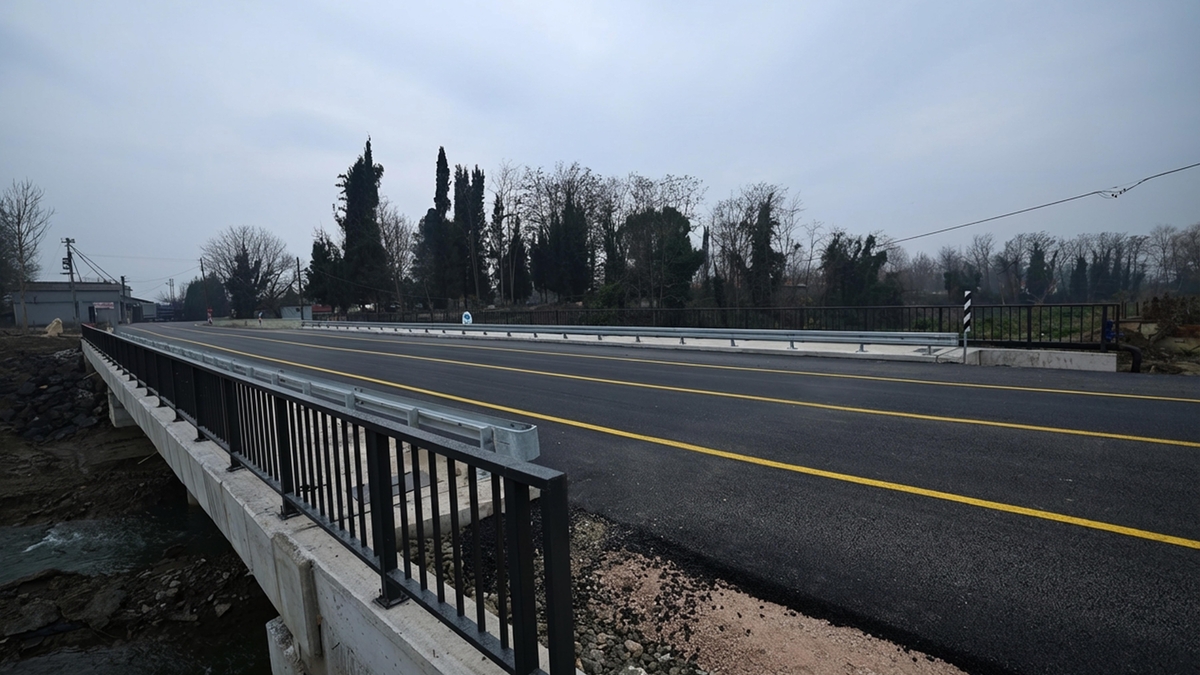 Büyükşehir tarafından yapılan Yeniorman Köprüsü tamamlandı