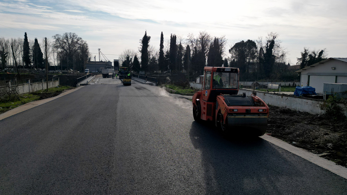 Büyükşehir tarafından yapılan Yeniorman Köprüsü tamamlandı