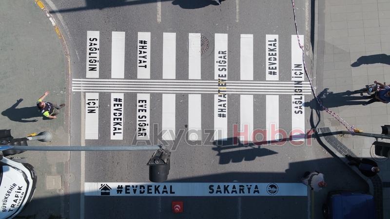 Büyükşehirden yaya geçitlerinde farkındalık çalışması