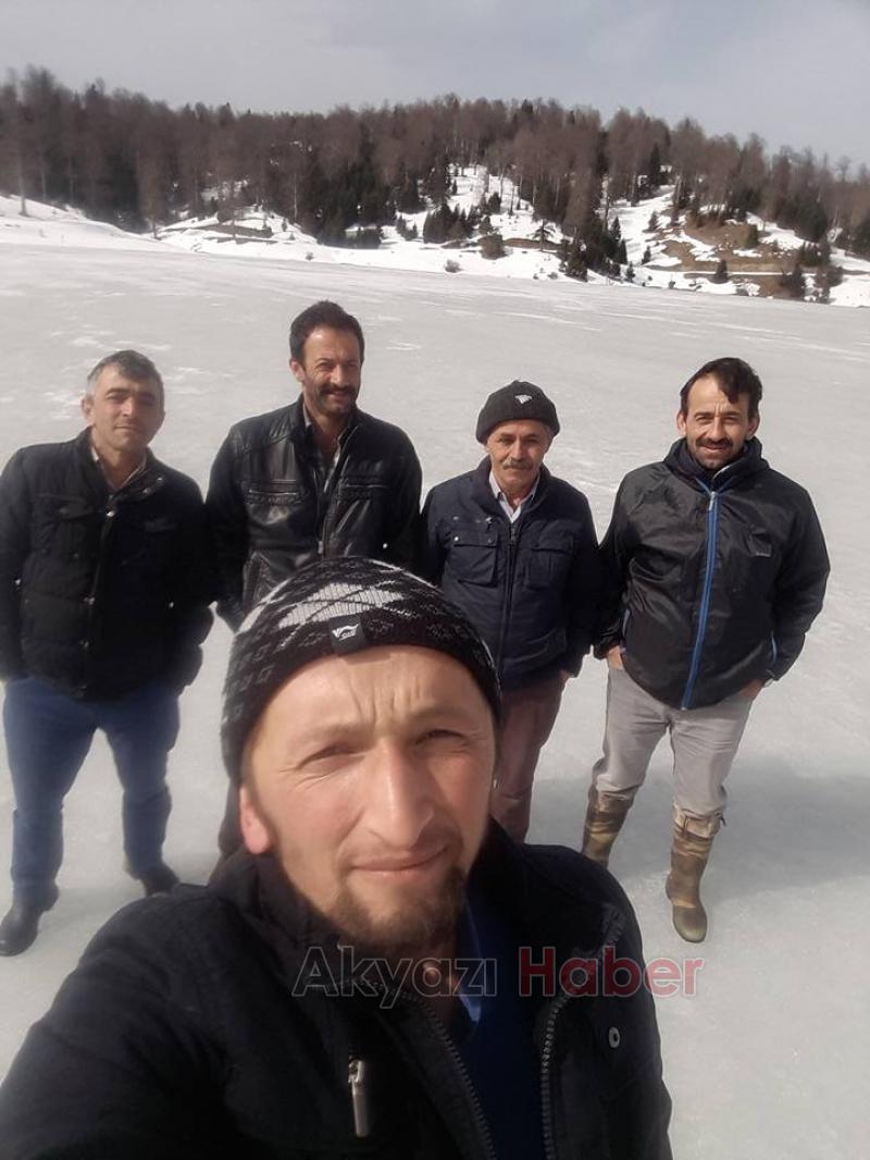 Buz Tutan Gölette Balık Tuttular