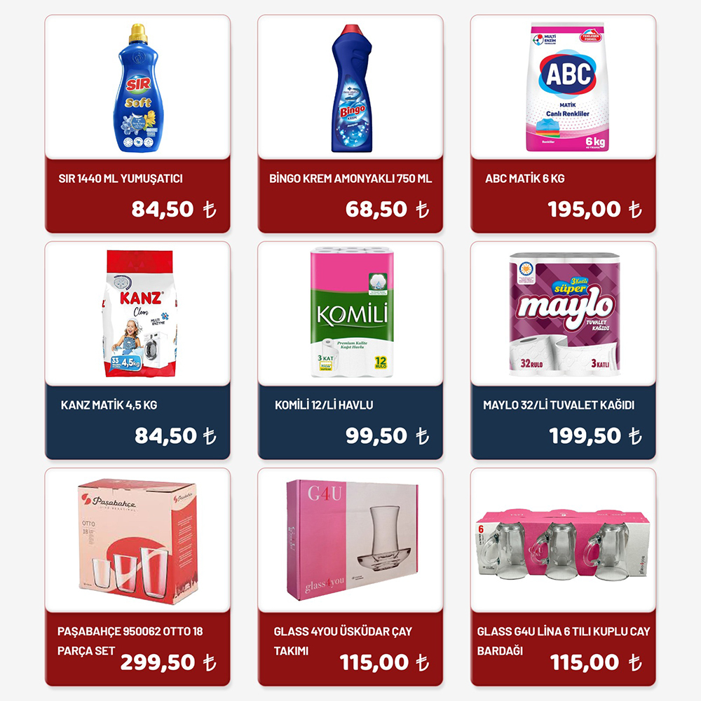 Cadde Market'te  Yüzünüzü Güldürecek İndirimler Başladı!