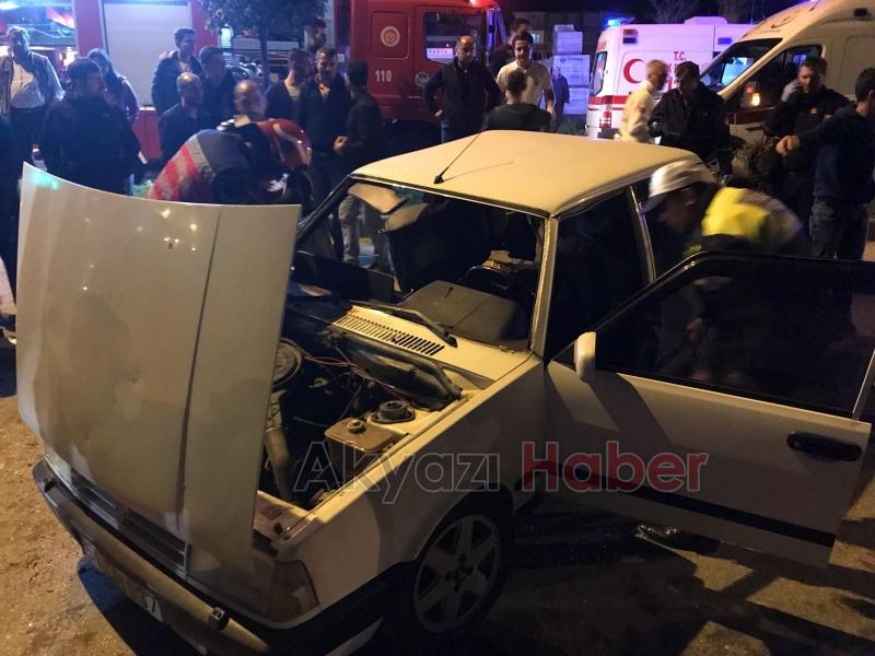 Cadde savaş alanına döndü