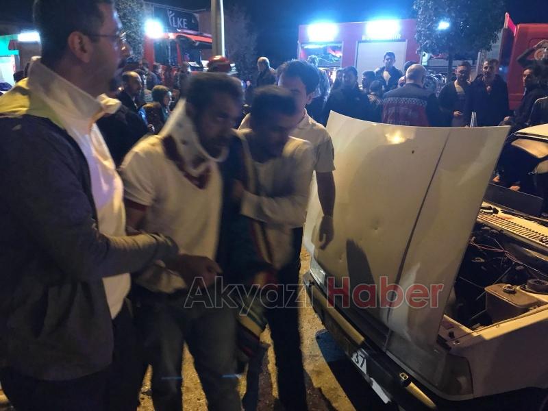 Cadde savaş alanına döndü