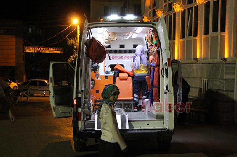 Camide Fenalık Geçiren Kadın Hastaneye Kaldırıldı