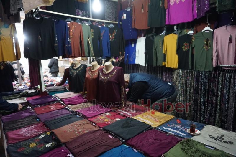 Çarşamba Pazarına kış geldi