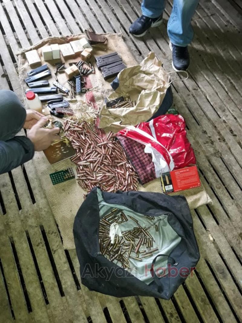 Cephanelik gibi ev Jandarma bile şaşkına döndü