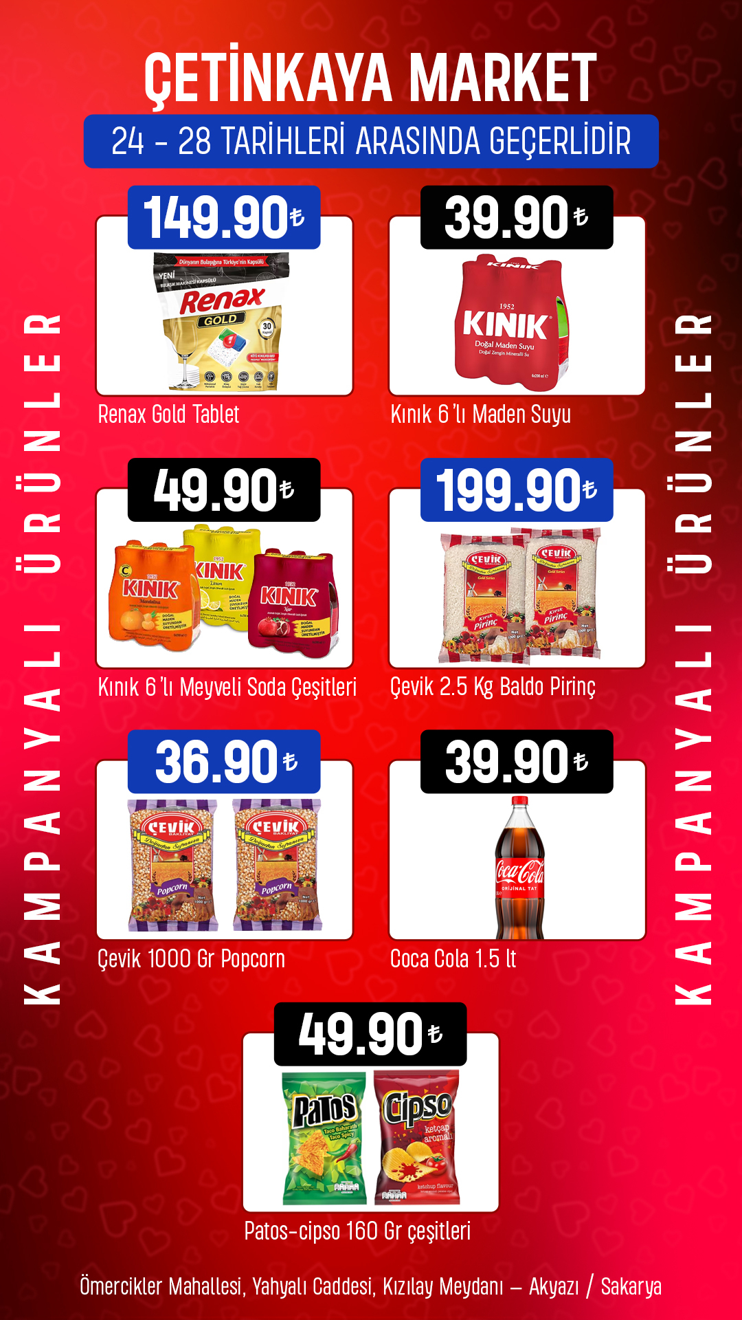 Çetinkaya Alışveriş Merkezi’nde Bu Çarşamba Halk Günü Fırsatları!