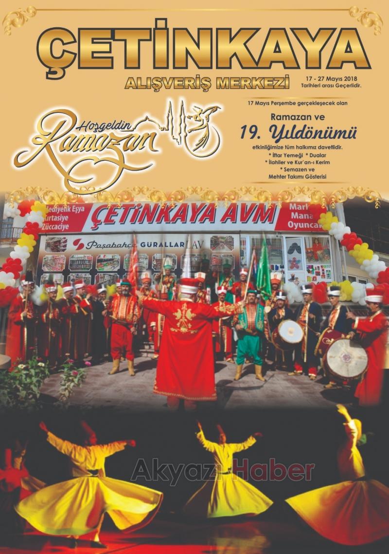Çetinkaya AVM'den Ramazan ve 19.Yıldönümü Özel Fiyatlar