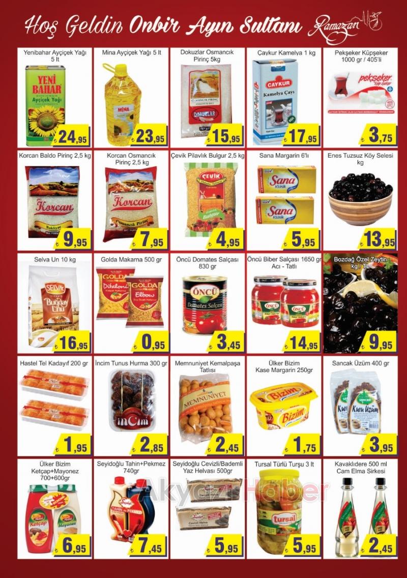 Çetinkaya Marketten Ramazan Ayında Cazip İndirimli Ürünler